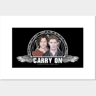 Carry On Winchesters Posters and Art